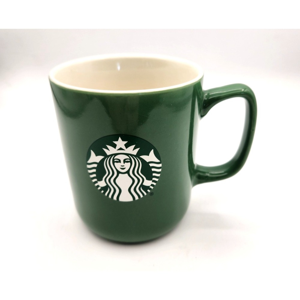 Starbucks MUG Ceramic 2021 Green Classic w/ Green Siren Logo 15 oz coffee